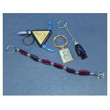 Vintage & Novelty Keychain Assortment Lot