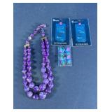 Vintage Necklace & Butterfly Earrings Bookmarks