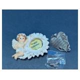 Angel Photo Frame Magnet, Visor Clip & Pin Trio