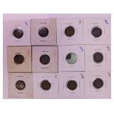 12 Piece U.S Indian Head Penny Lot