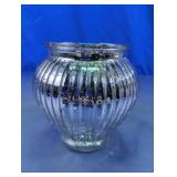 Silver Mercury Glass Vase