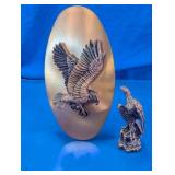 Handcrafted Copper & Resin Soaring Eagle Art