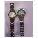 Seiko Quartz Wristwatches Pair Lot