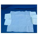 Vintage White Linen Handkerchief Lot