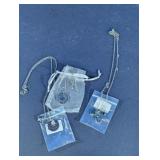 Silver Tone Charm Necklaces Trio