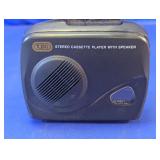 Tozai Portable Stereo Cassette Player & Tape