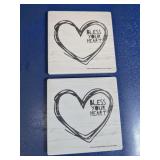 Bless Your Heart Tile Coasters