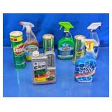 Assorted Cleaning Supplies & Bathroom Cleaners
