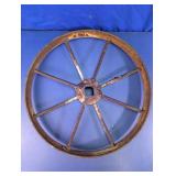 Vintage Antique Spoke Metal Farm Implement Wheel