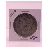 1891-O U.S 90% Silver Morgan Dollar