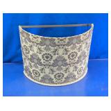 Half Round Damask Lamp Shade