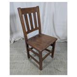 Mission Style Wooden Side Chair