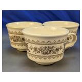 Floral Ceramic Teacups