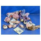 Assorted Artificial Craft Birds Figurine Lot