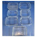 Clear Glass Rectangular Dishes