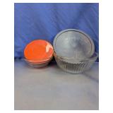 Glass Bowls With Plastic Lids