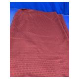 Red Patterned Fabric Panel