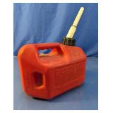 Blitz 1-Gallon Red Plastic Gasoline Can with Spout