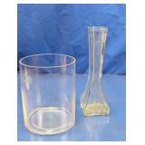 Clear Glass Cylinder and Bud Vase Assortment