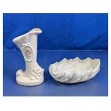 Ceramic Vase and Lenox Bowl Set