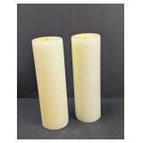 Cream Flameless LED Pillar Candles
