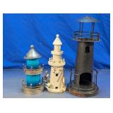 Lighthouse Dï¿½cor Figurines Lot