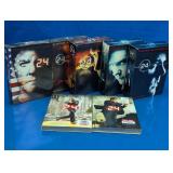 24 TV Series DVD Box Sets & Cases Lot
