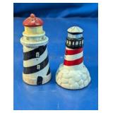 Ceramic Lighthouse Shaker Set