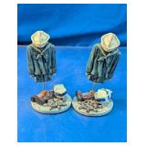 Ceramic Sailor Outfit Figurines