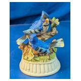 Blue Jay Porcelain Music Box