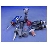 Vintage Liquor Pourers, Stoppers & Jigger