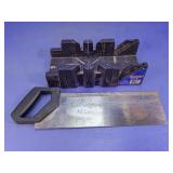 BenchTop Miter Box and Back Saw