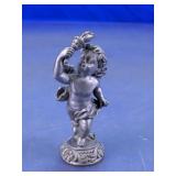Metal Cherub Figurine