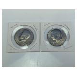1776-1976 Bicentennial Half Dollar Duo
