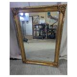Ornate Gold Tone Wall Mirror