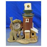 Lighthouse Clock Table Lamp