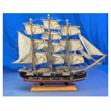 Wooden Model Sailing Ship