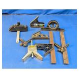 Vintage Combination Square Parts & Gauges Lot