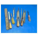Vintage Hand File & Chisel Tool Lot