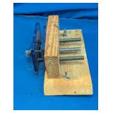 Vintage Wilton Woodworking Vise on Wood Block