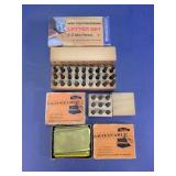 Steel Stamps and Brass Stencil Lot