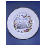 Mother and Dad Decorative Wall Plate