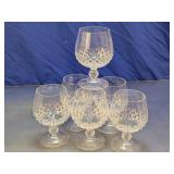 Crystal Brandy Snifters Lot