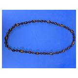 Vintage 30 Root Beer Lucite Necklace