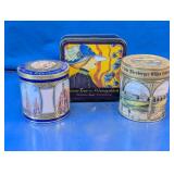 German Vintage Illustrated Metal Biscuit Tin