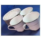 Noritake Ivory China Parkridge Cups & Saucers
