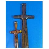 Wooden Cross Wall Decor Set