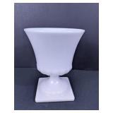 Milk Glass Pedestal Vase