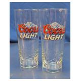 Coors Light Pint Glasses