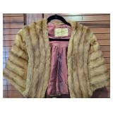 Real Mink Stole Brown from Pauline